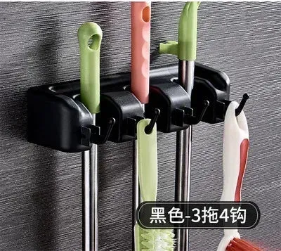 Broom Holder Wall Mount Mop Organizer