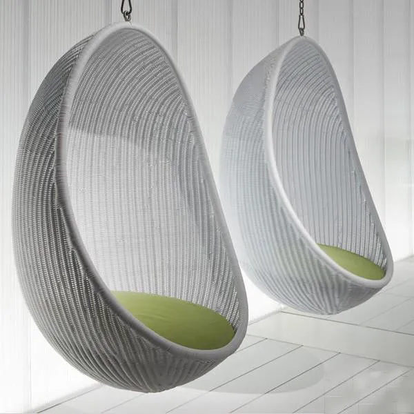 Cane & Rattan Wicker - Swing With Stand - Shell