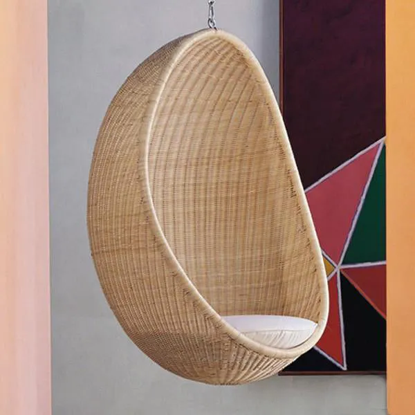Cane & Rattan Wicker - Swing With Stand - Shell