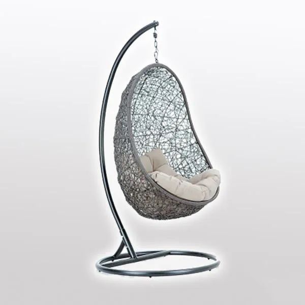 Cane & Rattan Wicker - Swing With Stand - Shell