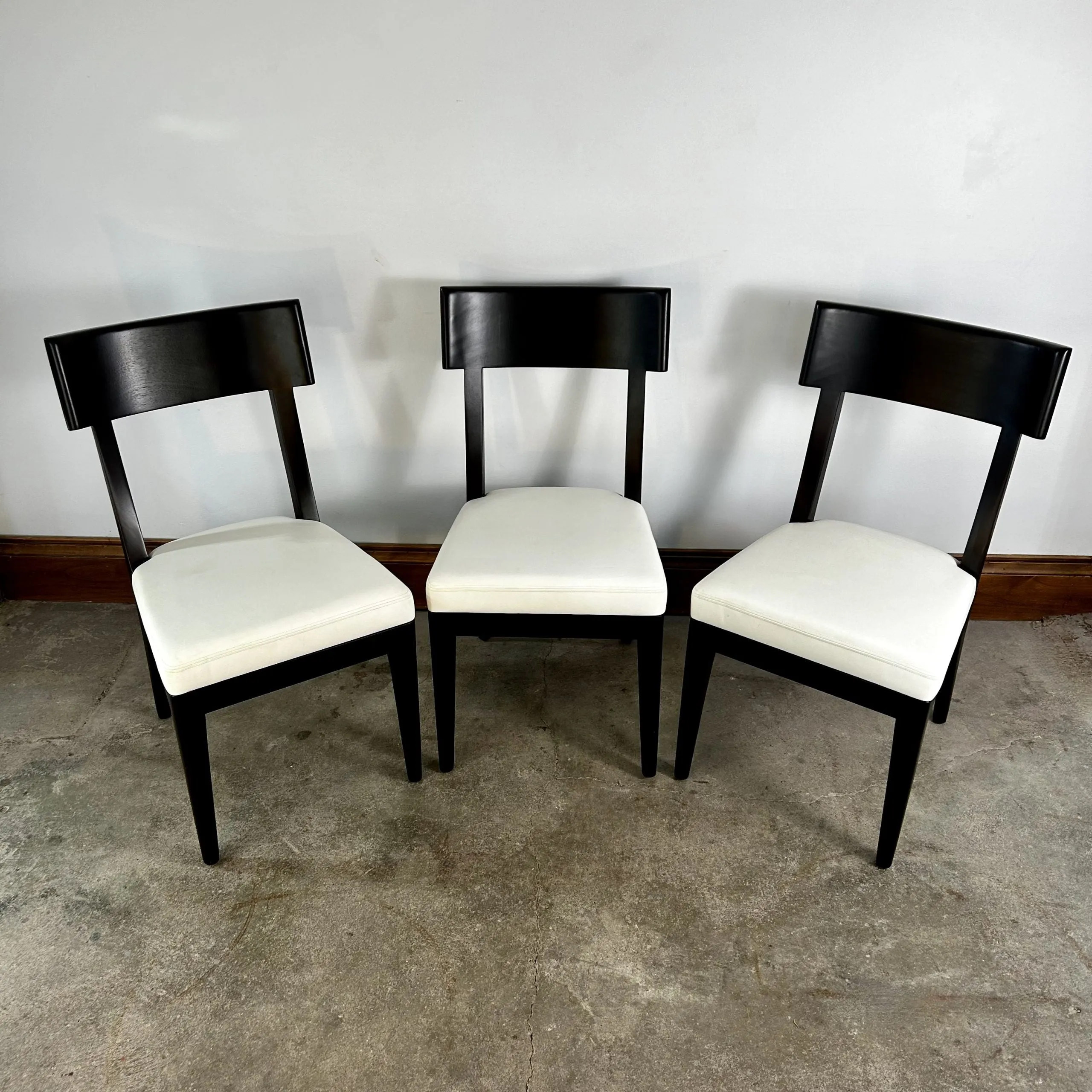 Christian Liagre for Holly Hunt Dining Chairs, Set of Three
