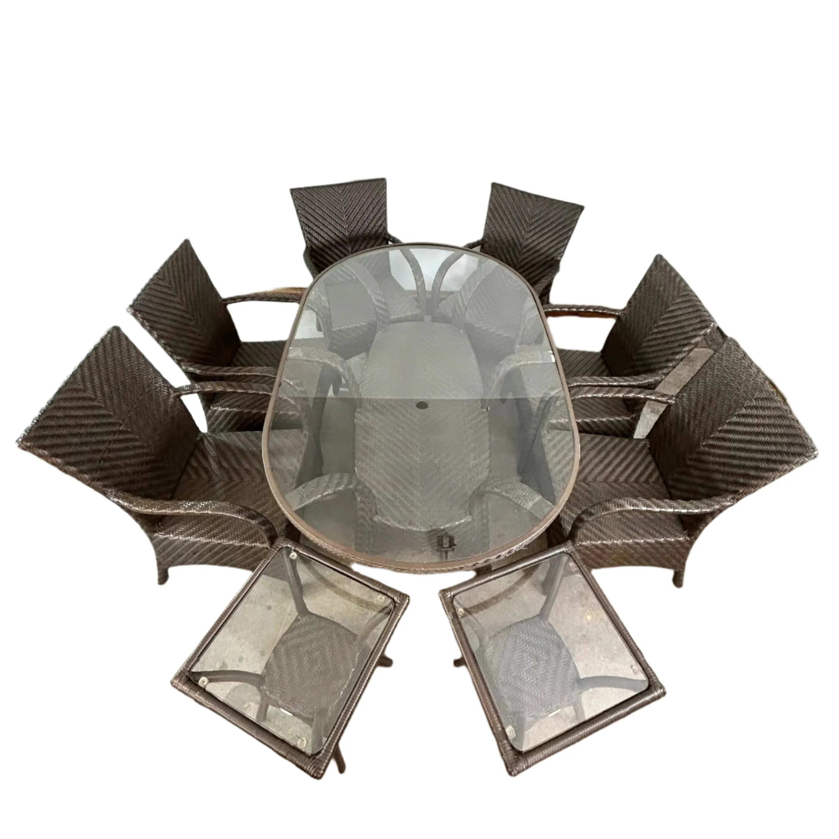 Ebel Patio Nine Piece Outdoor Patio Set