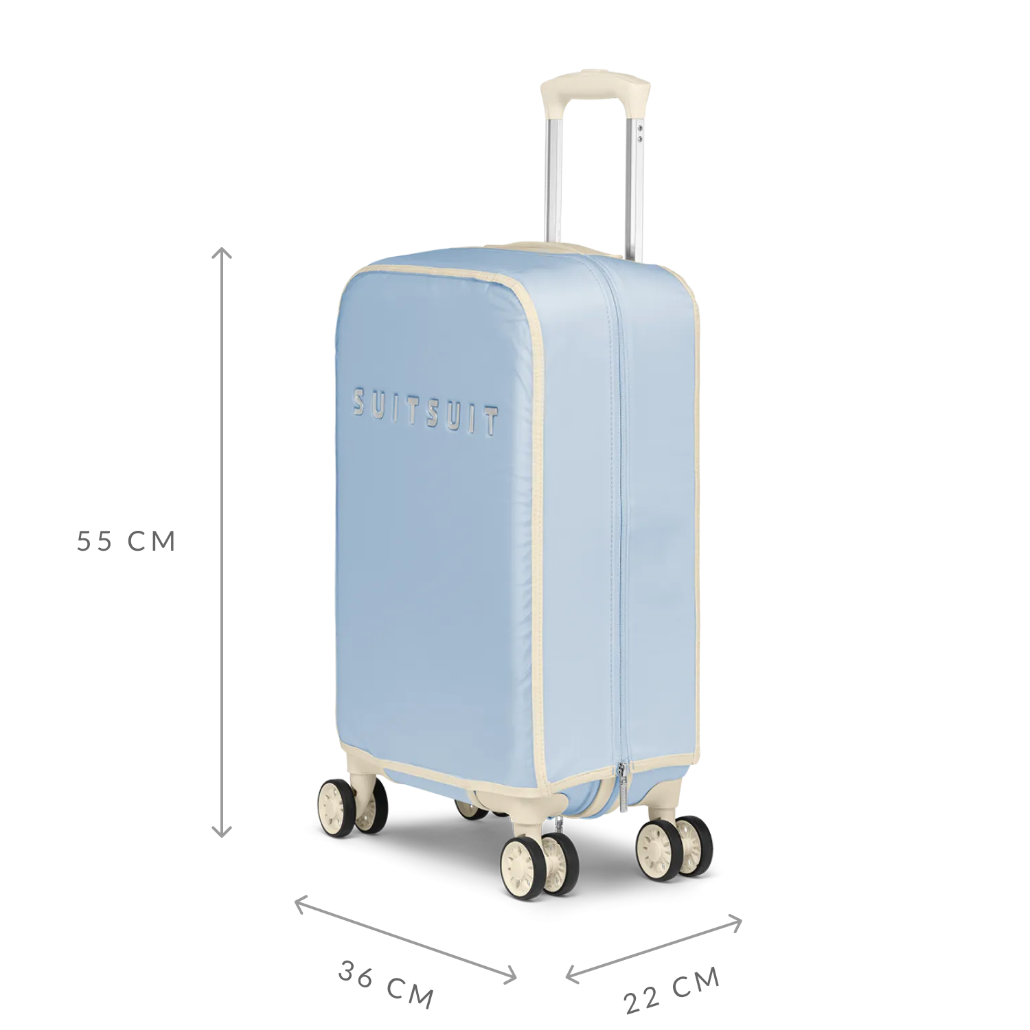 Fabulous Fifties - Chambray Blue - Beschermhoes (55 cm)