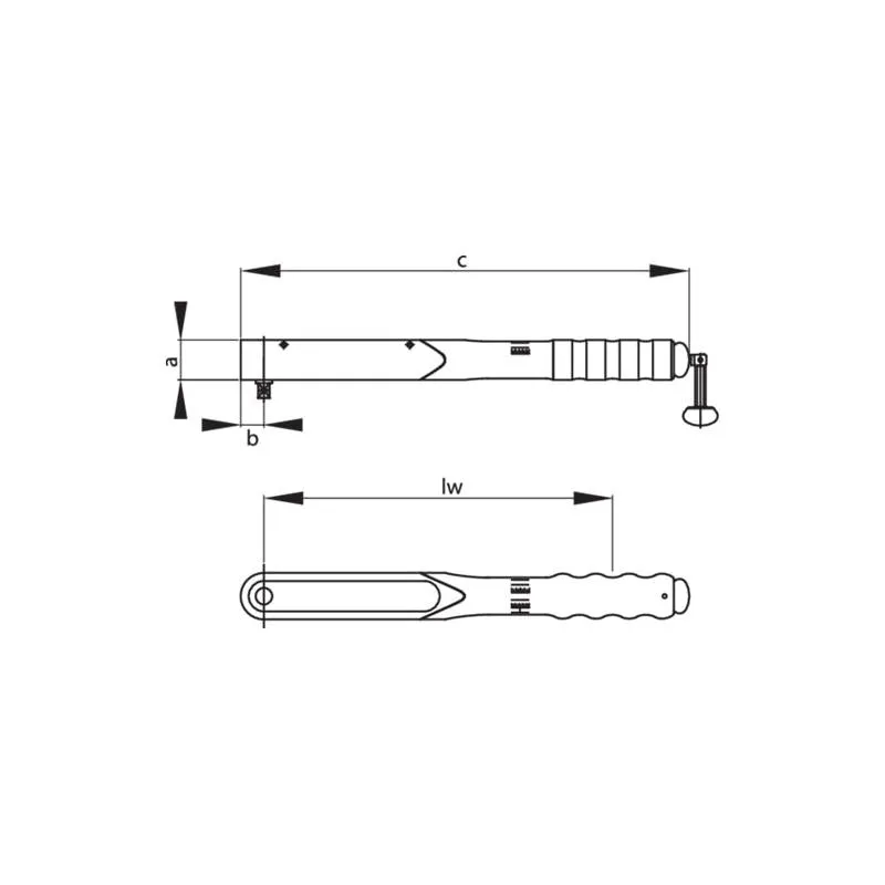 Gedore 7682000 Torque wrench DREMOMETER A 3/8 Inch 8-40 Nm