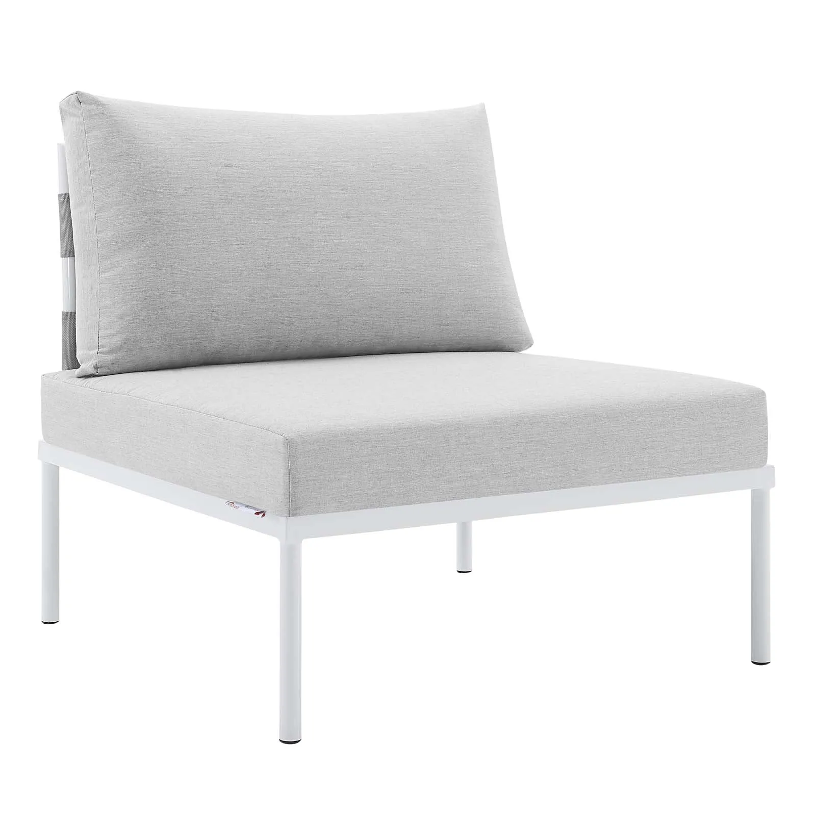 Harmony 4-Piece  Sunbrella Outdoor Patio Aluminum Seating Set