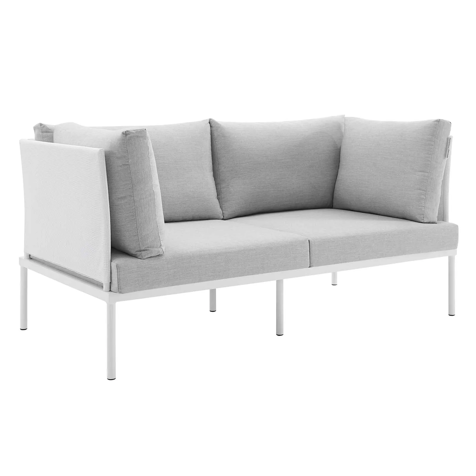Harmony 4-Piece  Sunbrella Outdoor Patio Aluminum Seating Set