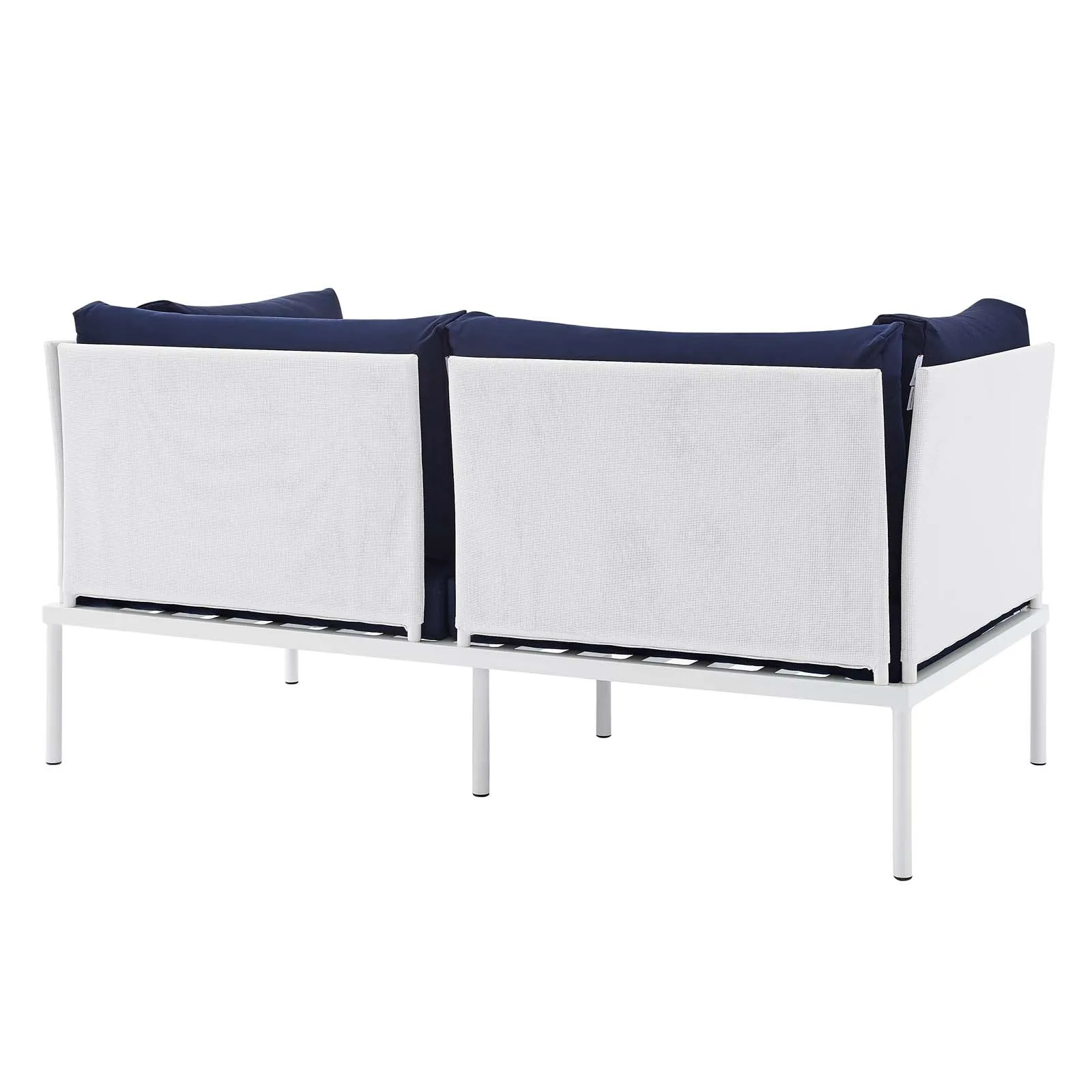 Harmony 4-Piece  Sunbrella Outdoor Patio Aluminum Seating Set