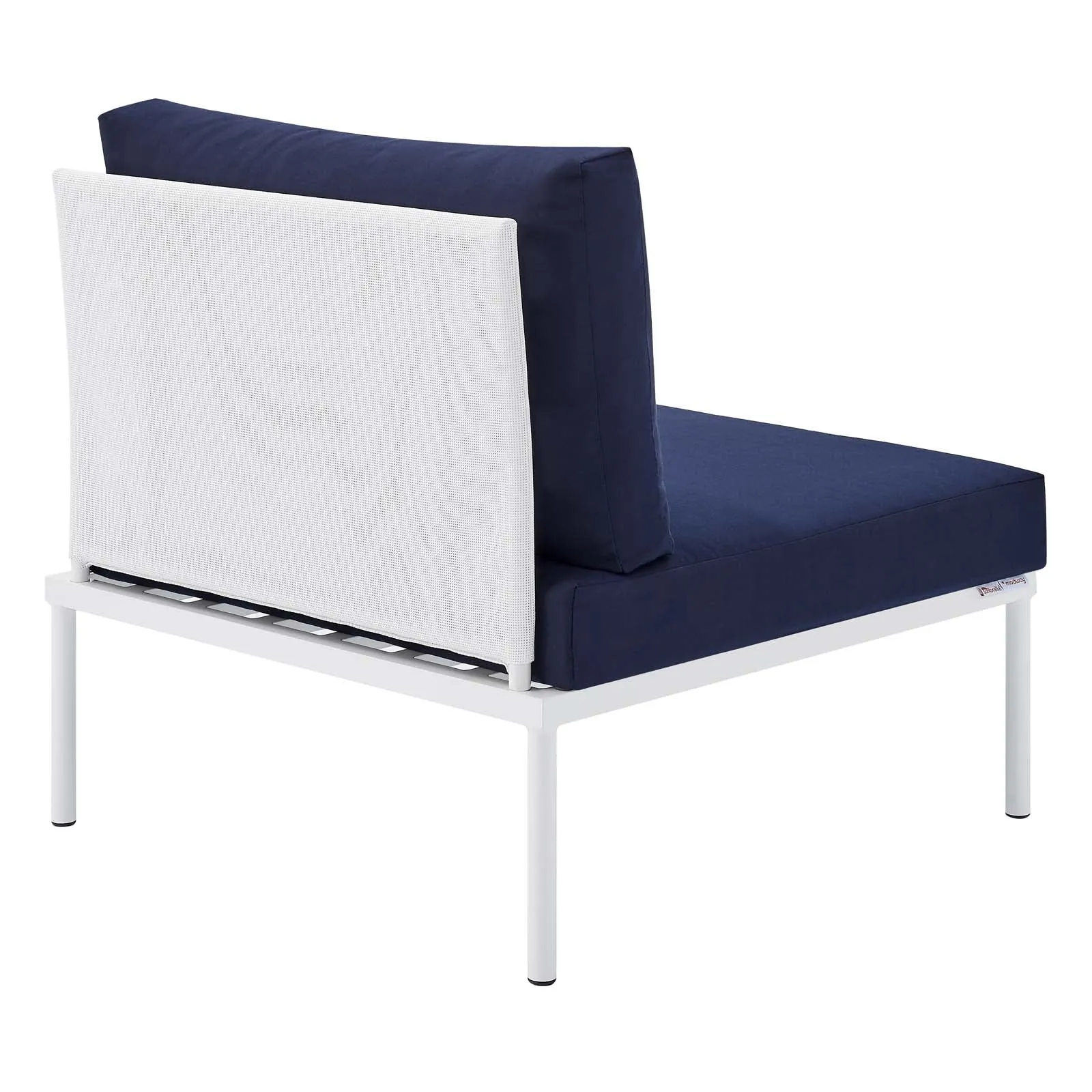 Harmony 4-Piece  Sunbrella Outdoor Patio Aluminum Seating Set