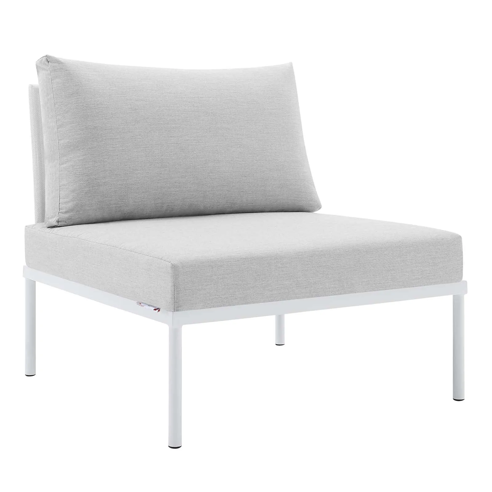 Harmony 4-Piece  Sunbrella Outdoor Patio Aluminum Seating Set