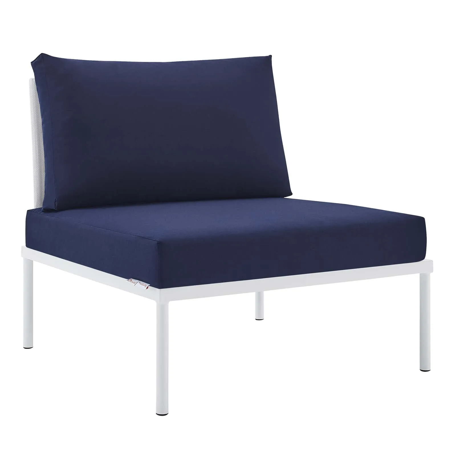 Harmony 4-Piece  Sunbrella Outdoor Patio Aluminum Seating Set
