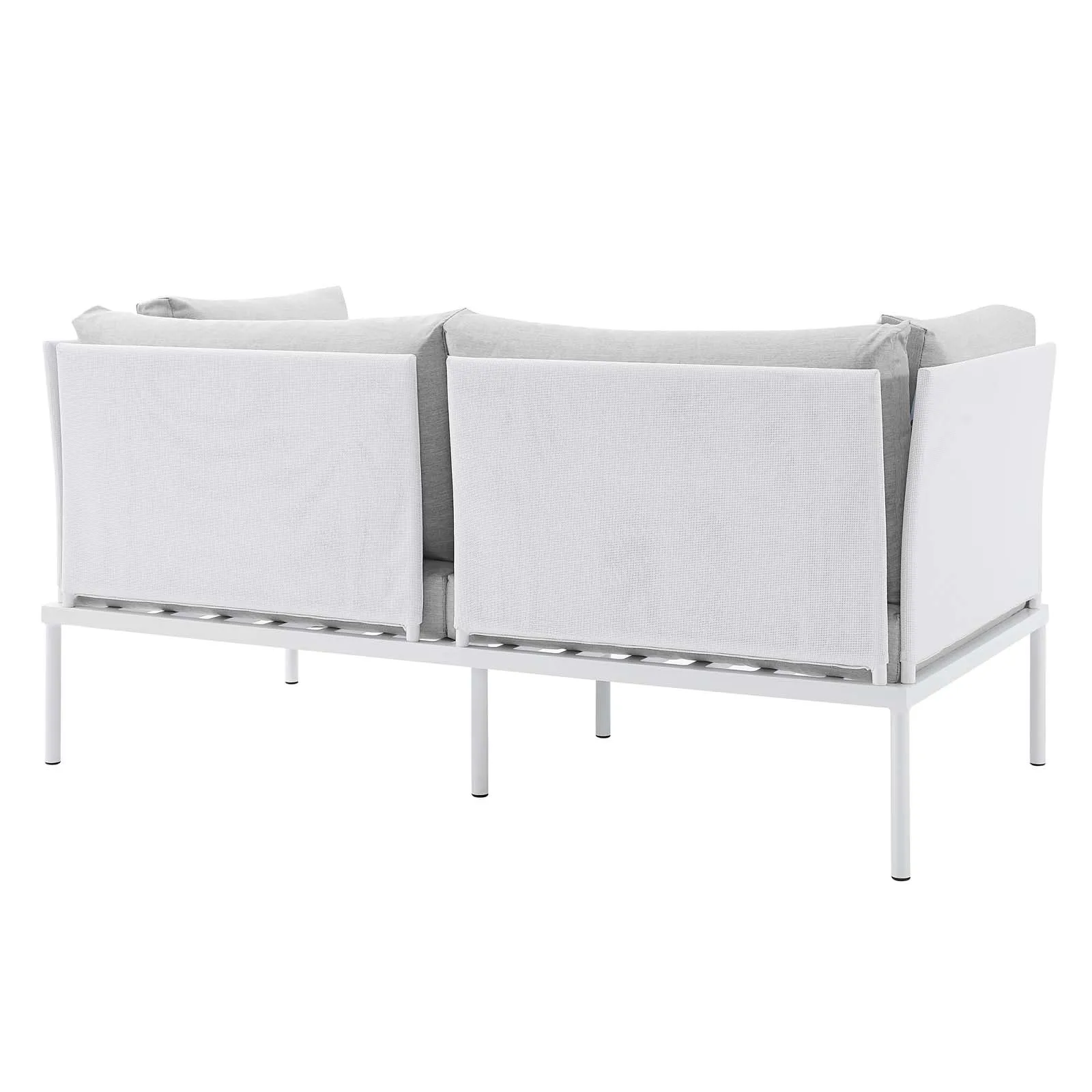 Harmony 4-Piece  Sunbrella Outdoor Patio Aluminum Seating Set