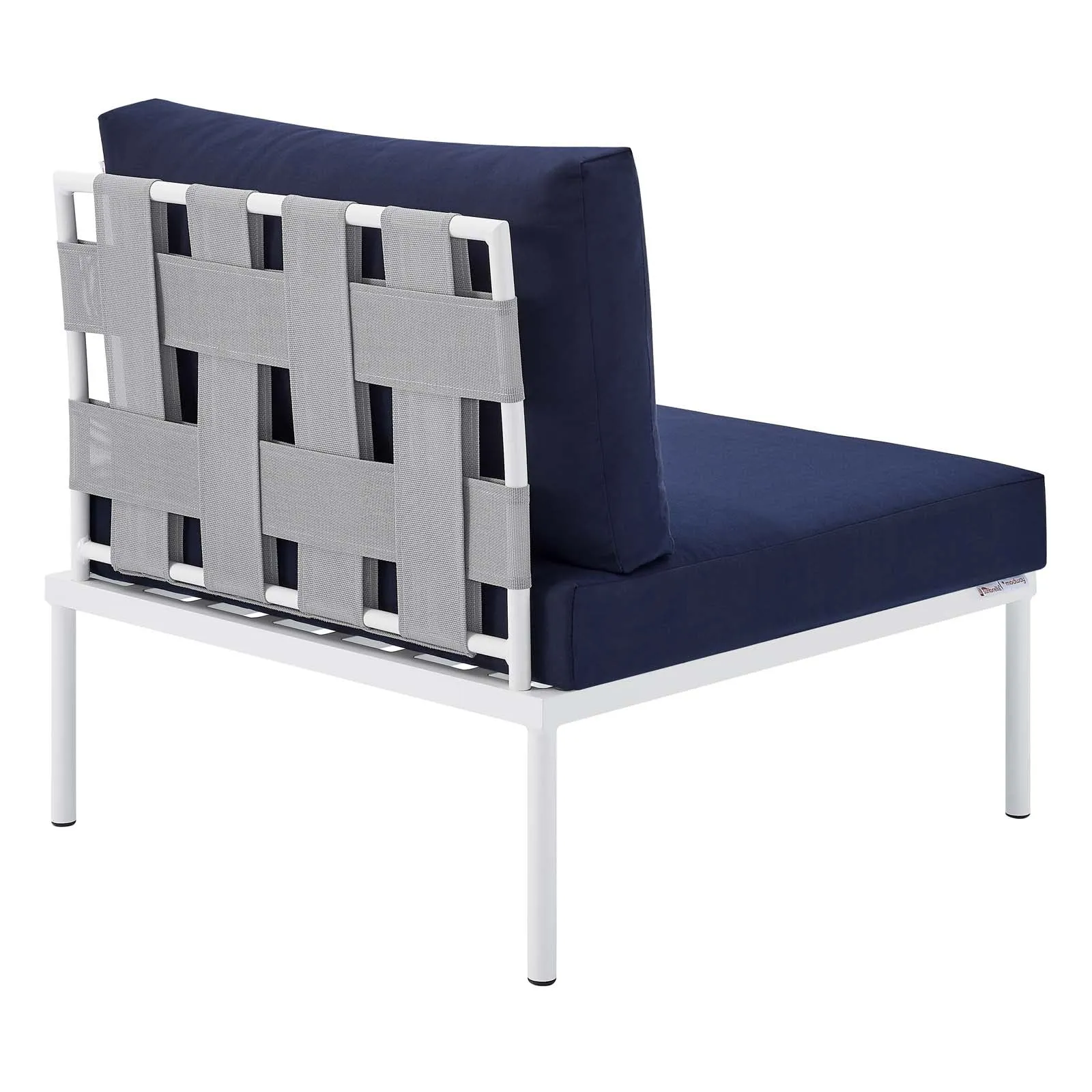 Harmony 4-Piece  Sunbrella Outdoor Patio Aluminum Seating Set