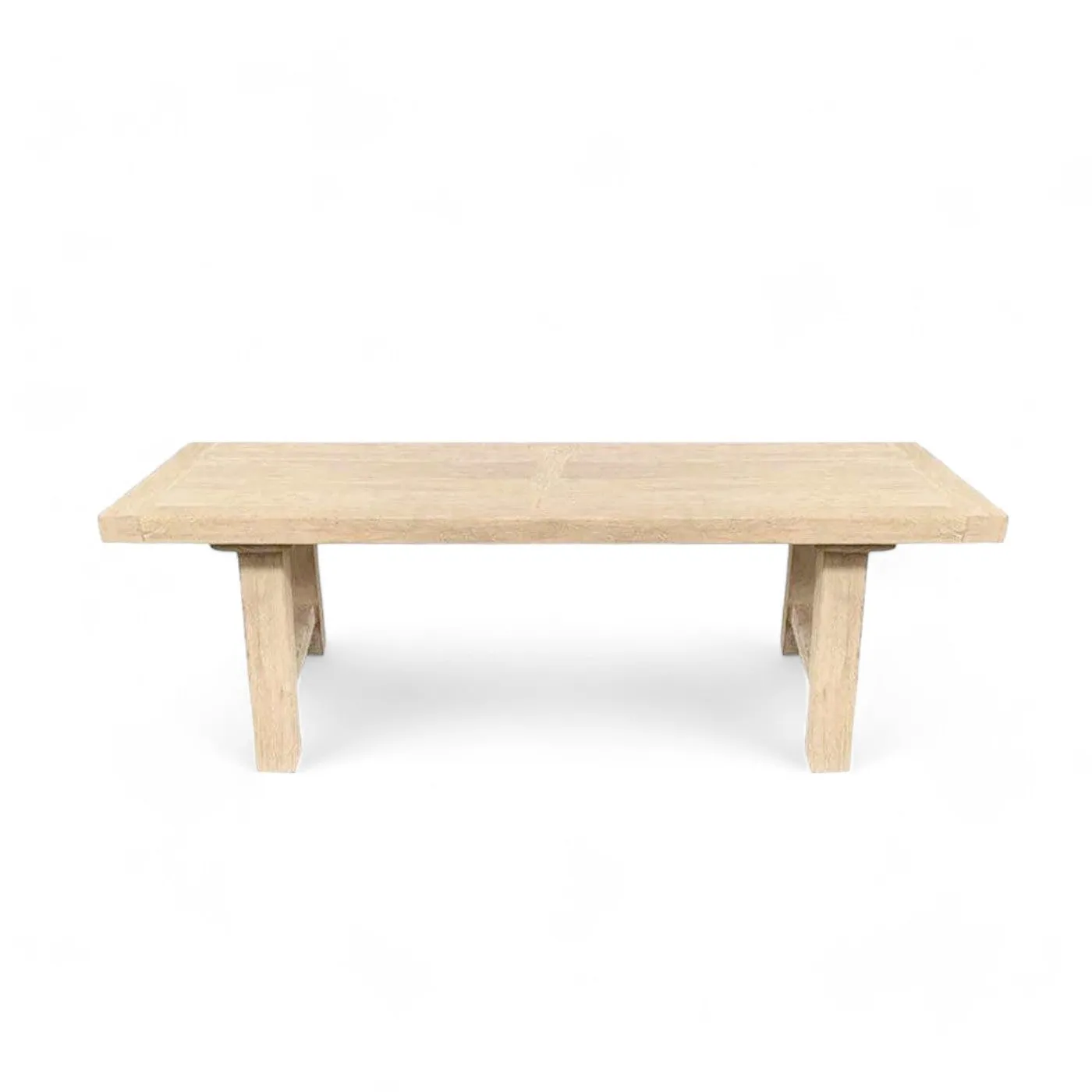 Tuscan Raw Elm Dining Table 2.4m Seats 6-8