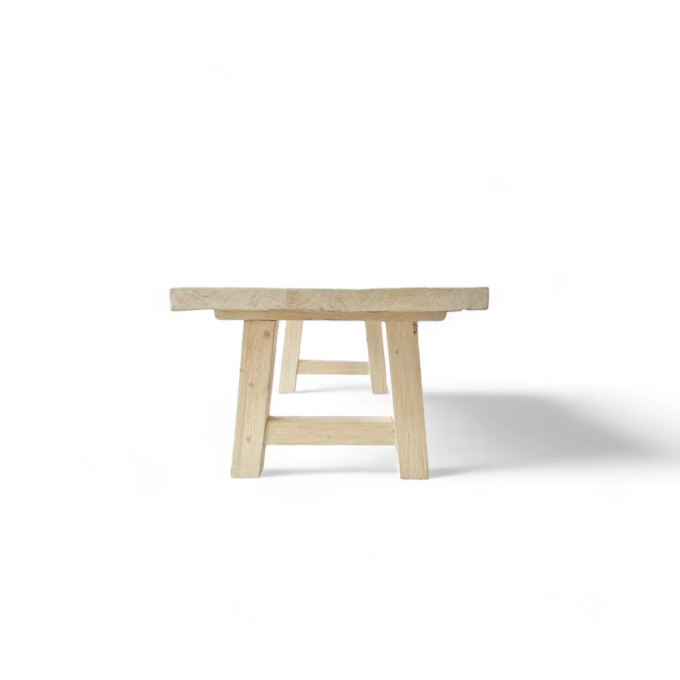 Tuscan Raw Elm Dining Table 2.4m Seats 6-8