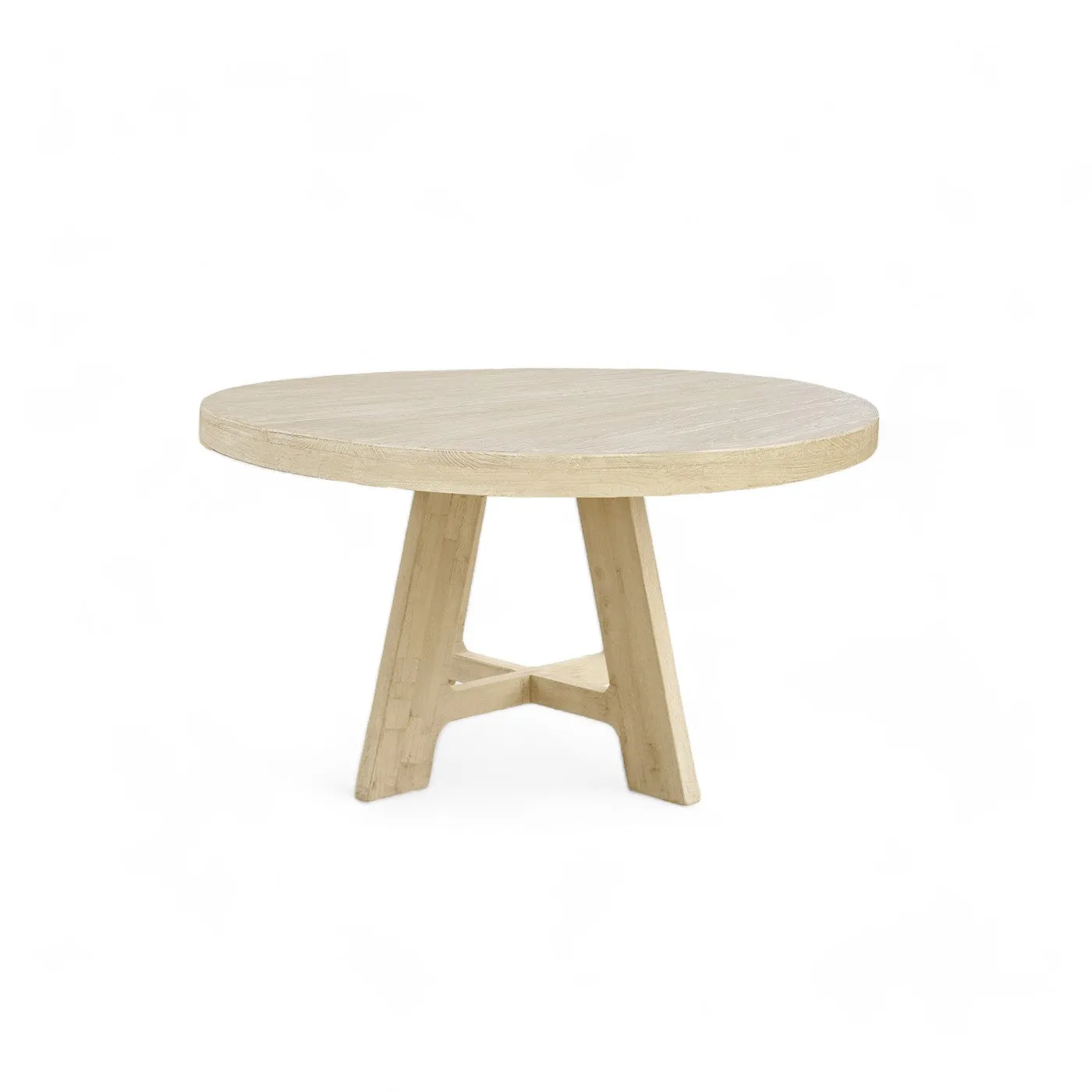 Vicenza Round Elm Dining Table 1.2m Seats 4