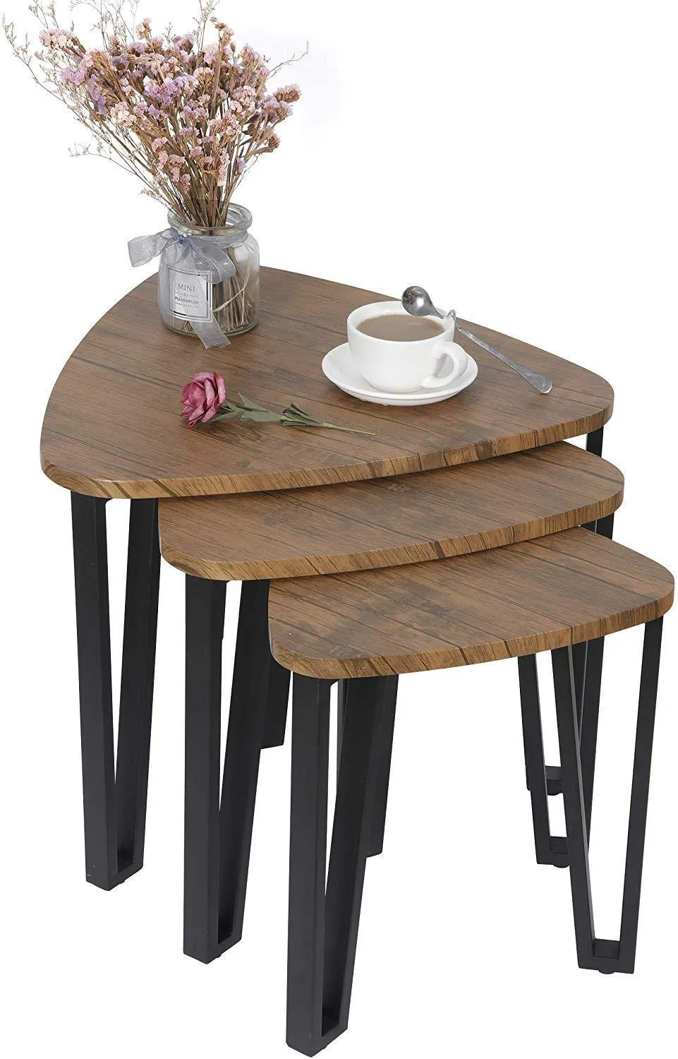 ZENY™  Nesting Coffee End Tables Modern Furniture Decor Side Table